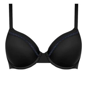 Wacoal Underwire Perfect Primer Contour Bra - Black and Blue - Size 36DD